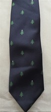 NWOT Crown Ivy Boy's Pre-Tied Tie Blue Gree Trees Adjustable Classic 125826