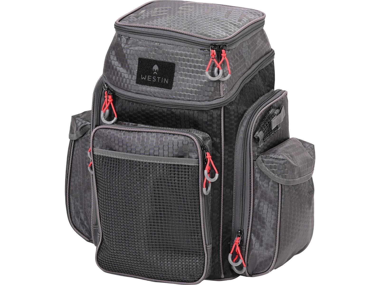 Westin W4 Rucksack Angeltasche frs Spinnfischen Backpack Plus 2 BOXEn L schwarz 25090₽