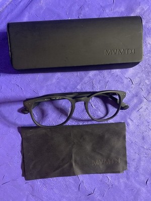 MVMT Hyde Blue Light Blocking Glasses w/ Case   AAAM-BLUE 55-19-145   Black