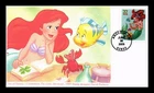 DR JIM STAMPS US COVER LITTLE MERMAID ART OF DISNEY CELEBRATION FIRST DAY ISSUE