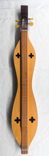 Vintage Mountain Dulcimer DC-1 3-String Solid Wood Folk Instrument   Korea