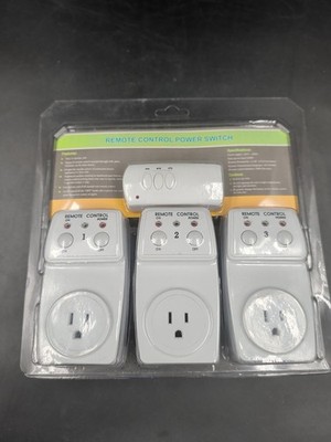 3 Pack Remote Control Indoor Power Switch
