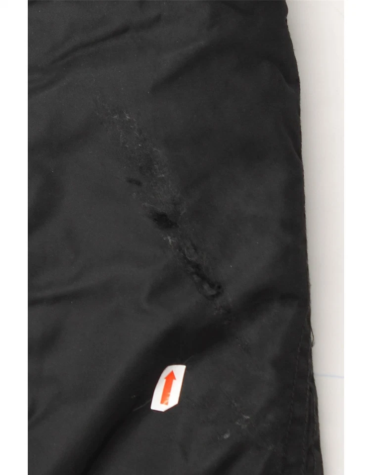 Chaqueta cortavientos con capucha gráfica de gran tamaño KHUJO para hombre Reino Unido 36 pequeña negra GC10 Foto 4 de 4