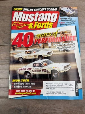 Mustang & Fords April 2004 40 Years Performance Shelby Cobra Magazine