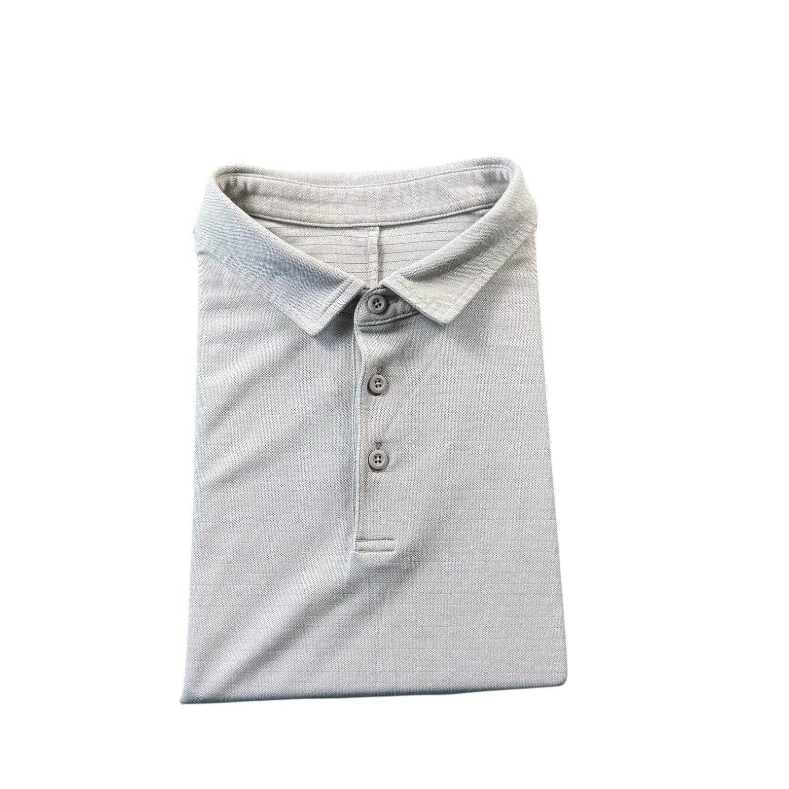 Lululemon Stone Gray Evolution S/S Performance Po… - image 1