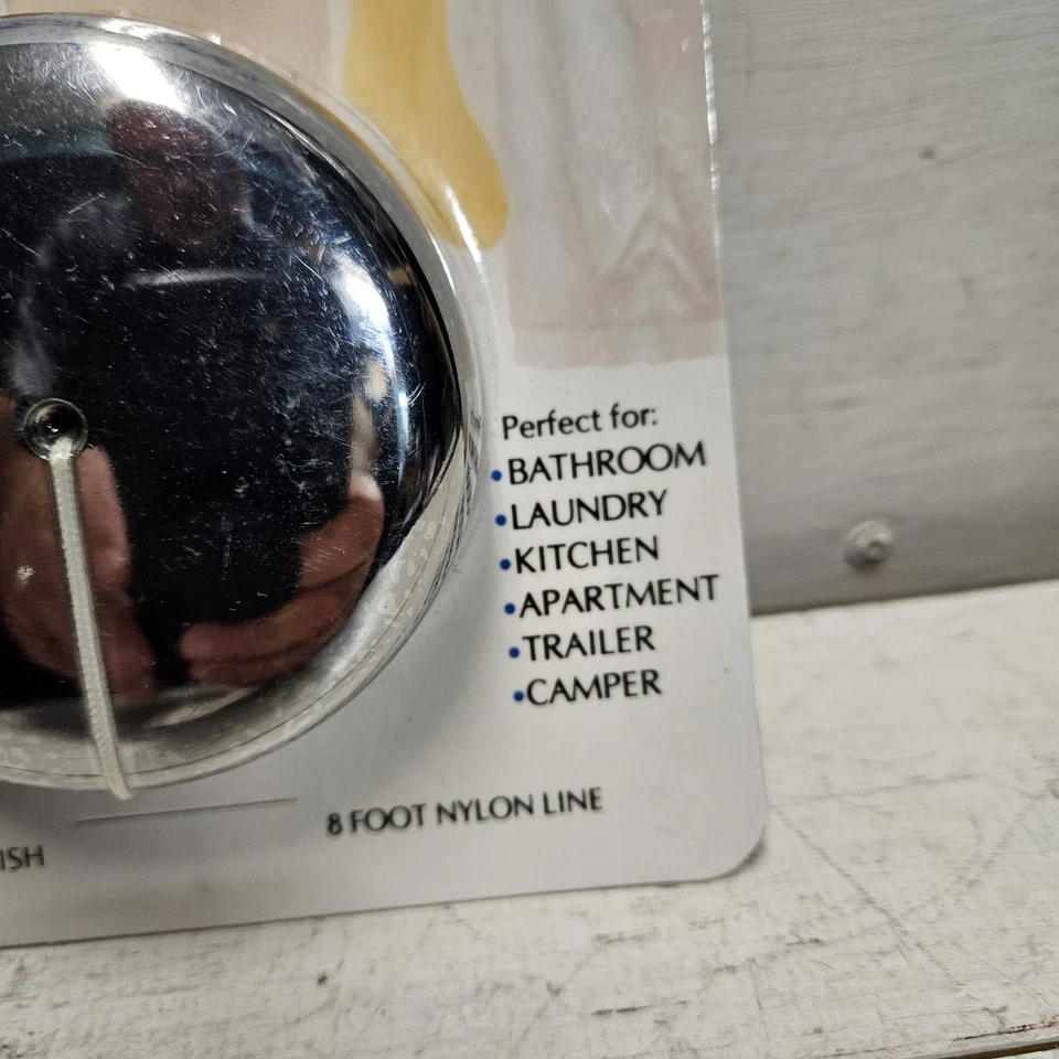 Línea de ropa retráctil Bissell SLIP-X nueva cromada lavandería camping Foto 2 de 4