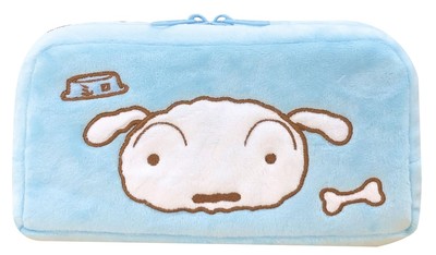 AI PLANNING Crayon Shin-chan Boa Square Pouch Shiro