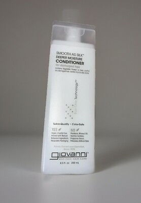 3x Giovanni Smooth as Silk Deep Moisture Conditioner Damaged Hair 8.5oz Pack 3