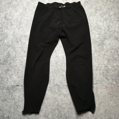 Vintage Patagonia Fleece Pants Womens Large L Black Capilene Thermal Layer  Camp
