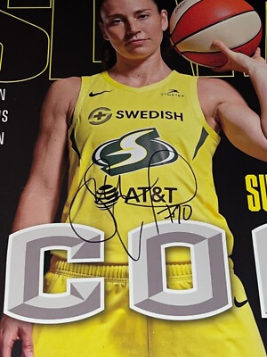 WNBA Sue Bird サイン入り写真 Sue Bird Seattle Storm signed Slam Cover 16x20 Stretched Canvas