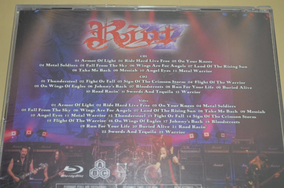Riot - Live In Japan 2018 / AFM Records 2019 / 2CD + Blue Ray / New Sealed - Bild 2 von 2