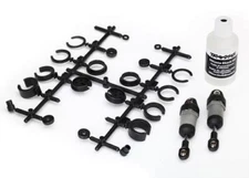 Traxxas 8360 Ultra Shocks Grey Short w/ Spring Spacers (2): 4-Tec 2.0 FORD GT