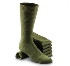 NEW US Military Issue Green Cushion Boot Socks BASIC TRAINING ISSUE  ALL SIZES