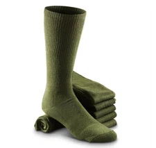 NEW US Military Issue Green Cushion Boot Socks BASIC TRAINING ISSUE   ALL SIZES 
