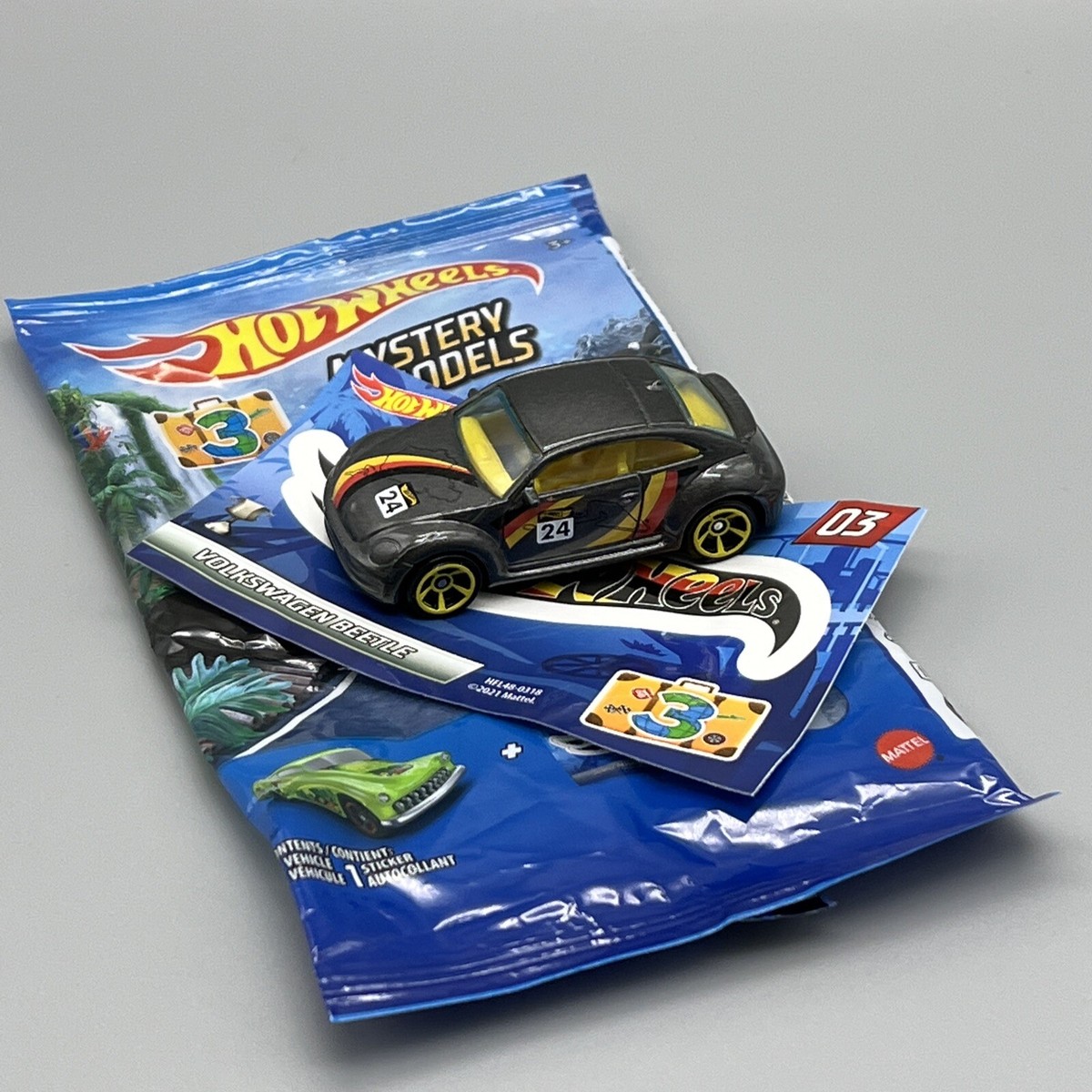 Hot Wheels Mystery Models Series 3 Volkswagen Beetle #3 Opened