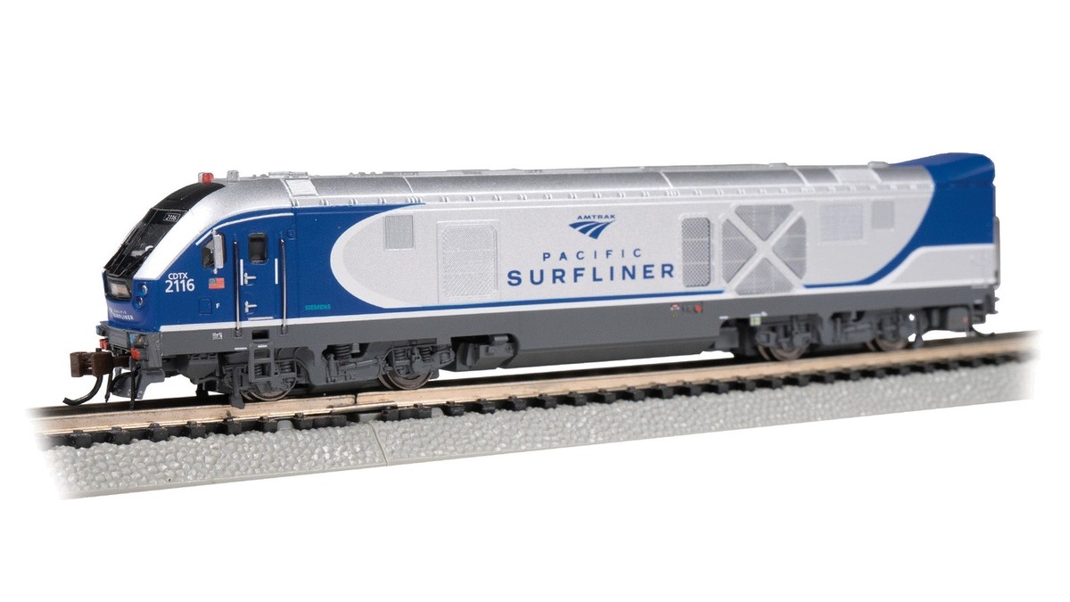 Bachmann 67953 N Scale Siemens SC-44 Charger Amtrak Pacific