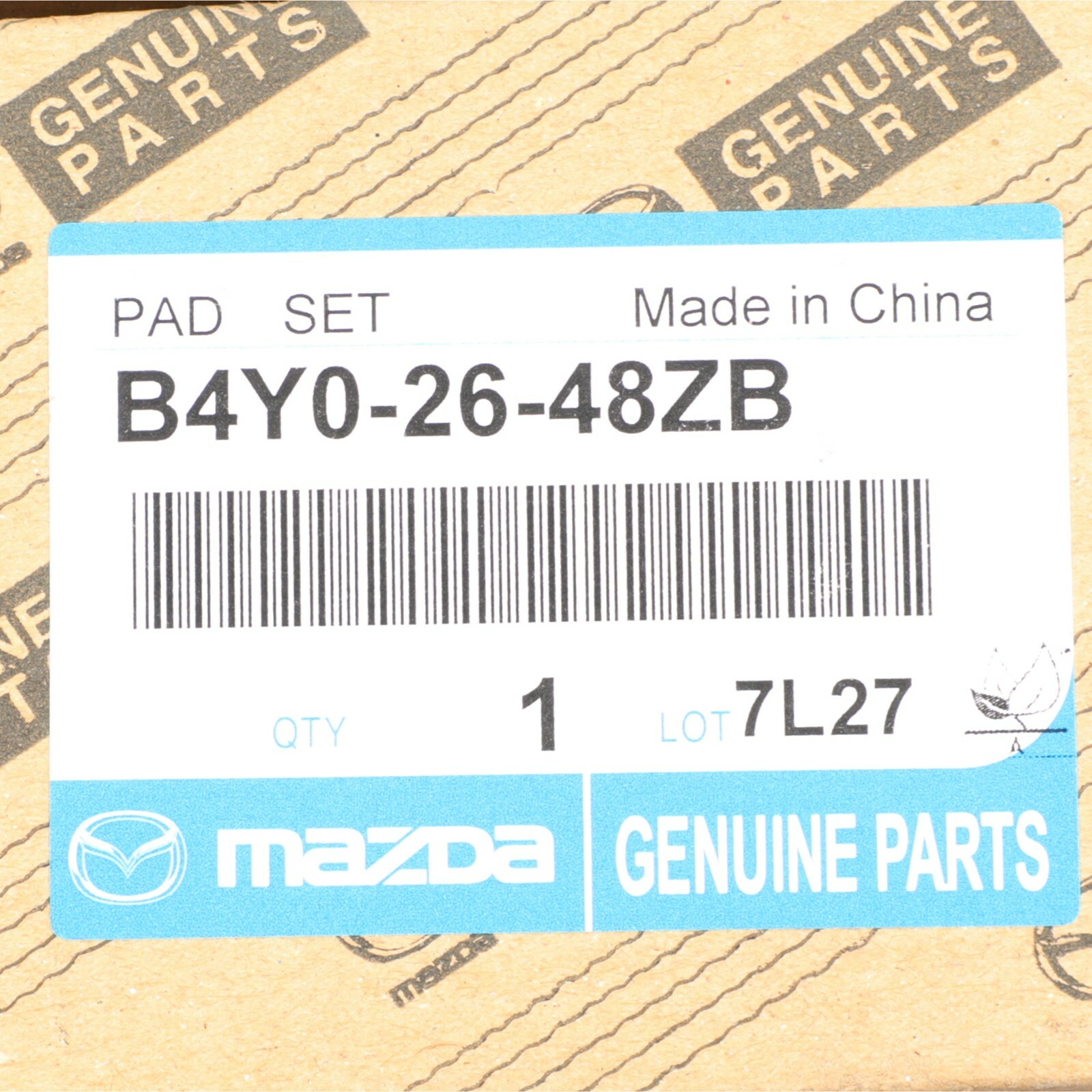 Mazda B4Y02648ZB Genuine OEM Brake Pads for sale online | eBay