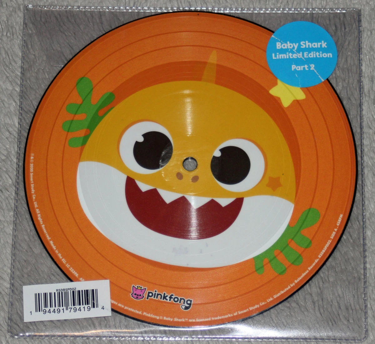 Baby Shark Pinkfong Part 2 Picture Disc Vinyl Record Store Day 2020 xxx1500  OOP | eBay