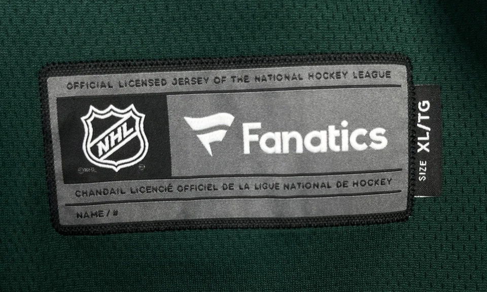 NWT Fanatics Minnesota Wild Zach Parise #11 Breakaway Jersey NHL Size XL - Image 4 of 4