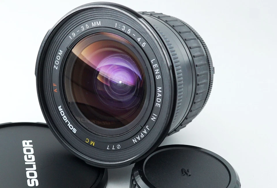 Soligor 19-35mm f/3.5-4.5 Nikon AF Made in Japan Camera Lens - Image 3 of 4