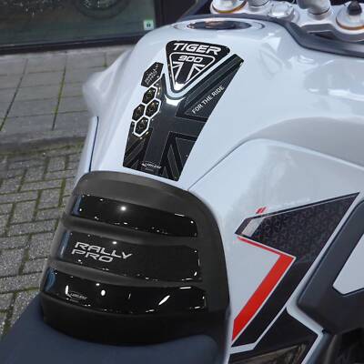 Protezione Serbatoio Moto Triumph - Adesivo Con Gel 3D, 14x20 Cm
