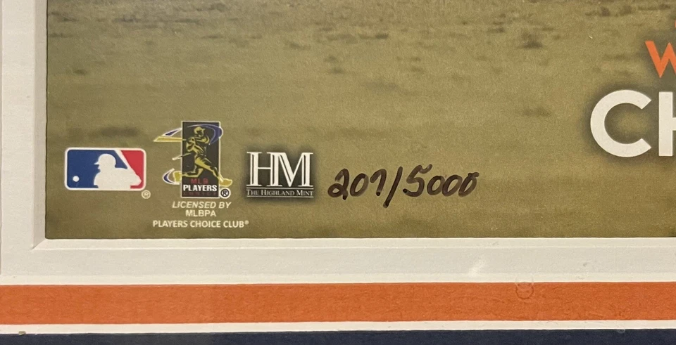 2017 Houston Astros World Series Champions Highland Mint Picture Coin - Image 3 of 4