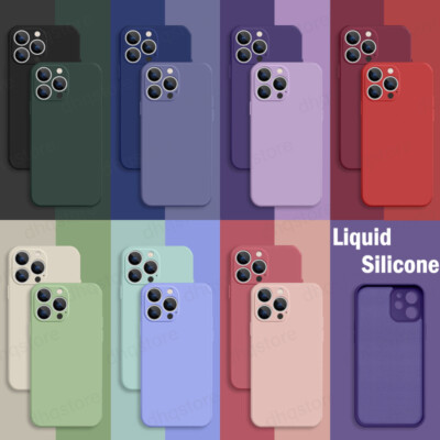 Liquid Silicone Camera Protect Case Cover For iPhone 17 Pro Max