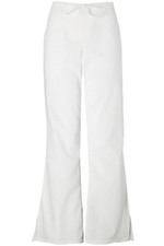 NWT Cherokee Workwear White Flare Leg Drawstring Pant 4101 Size Large TALL