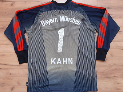 BAYERN MUNICH 2003-04 KAHN shirt jersey trikot camiseta maglia! 4,5/6 ! S adult@