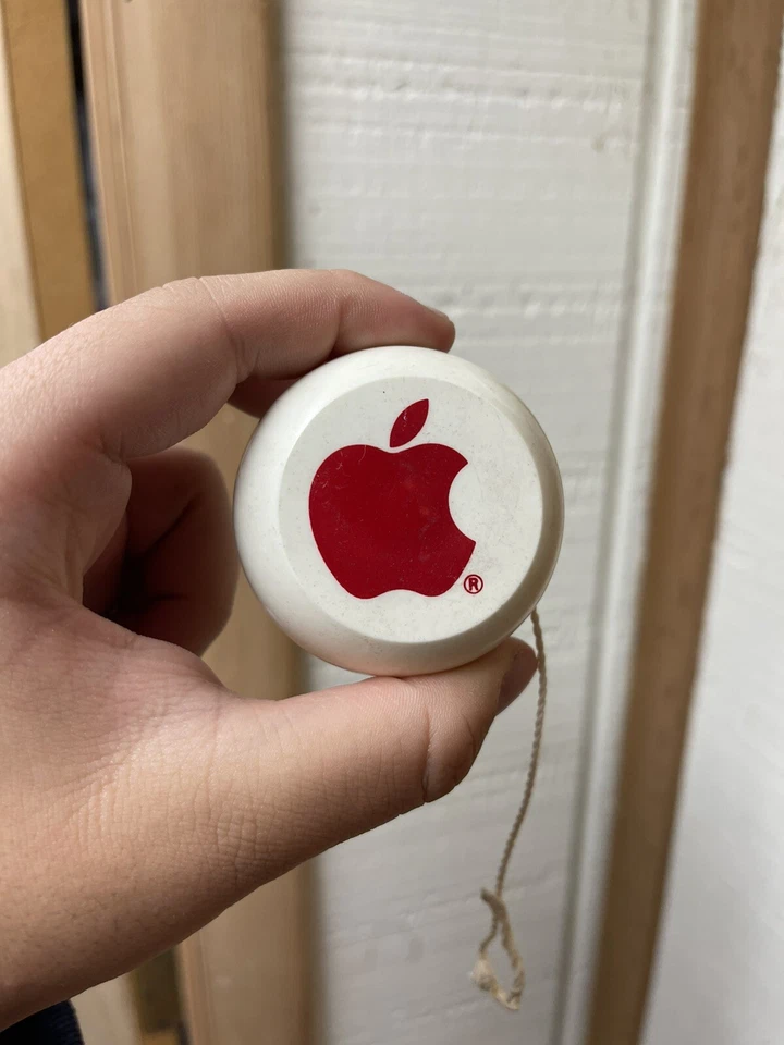 Vintage Apple Computers Inc Logo YO-YO Promo Rare Red Apple Logo Employees See! - Image 2 of 4