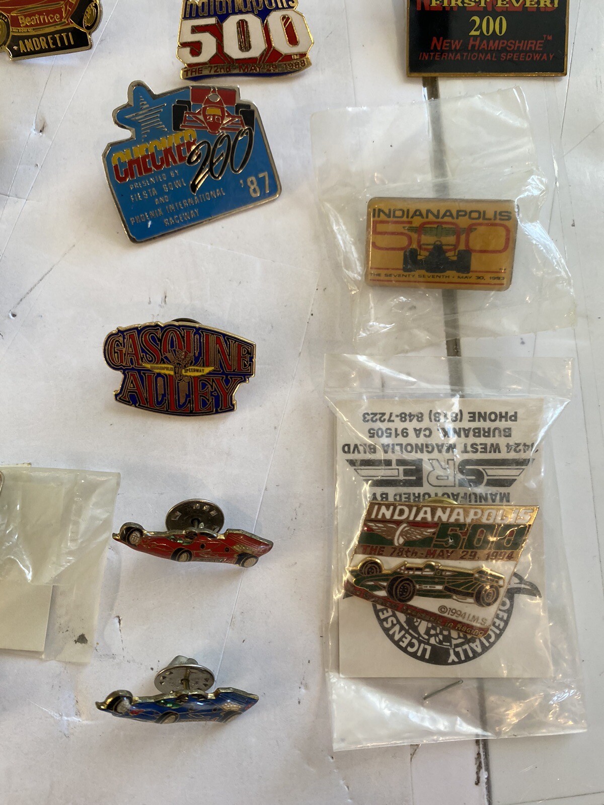 Lot Of 40 Indianapolis 500 & Indy Car Lapel Pins eBay