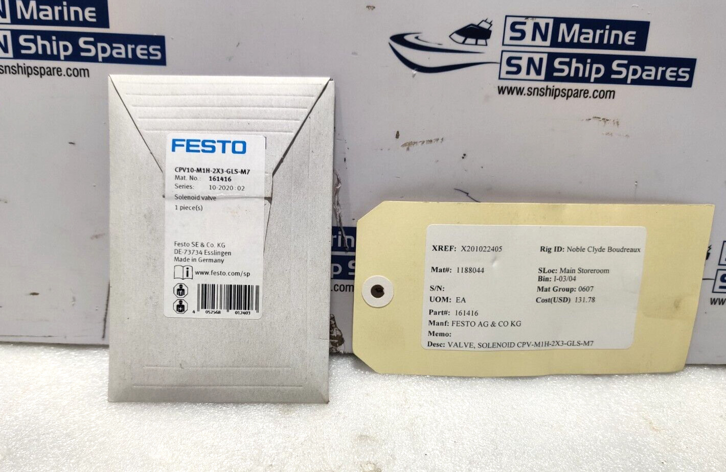 Festo 161416 Solenoid Valve CPV10-M1H-2X3-GLS-M7