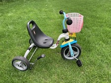 Puky Dreirad - Weiß / Hellblau - Dreirad- Körbchen- Fahrzeug Puky