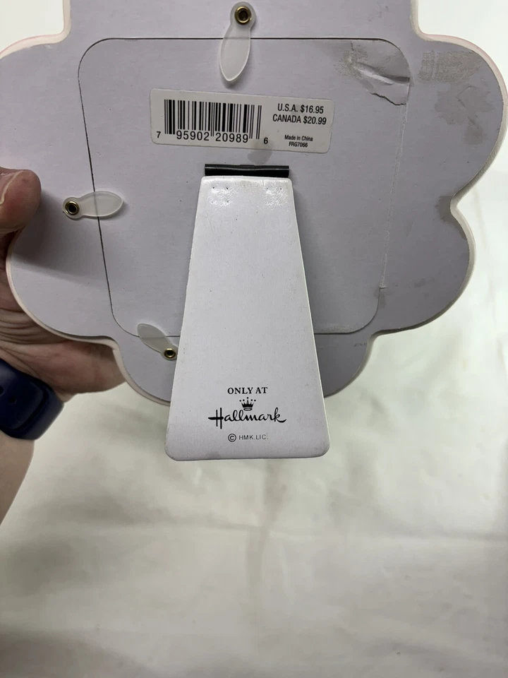 Sello "Sweet Bloom" Rosa Verde Flor Marco Floral Cerámica Bebé Niña Foto 3 de 4