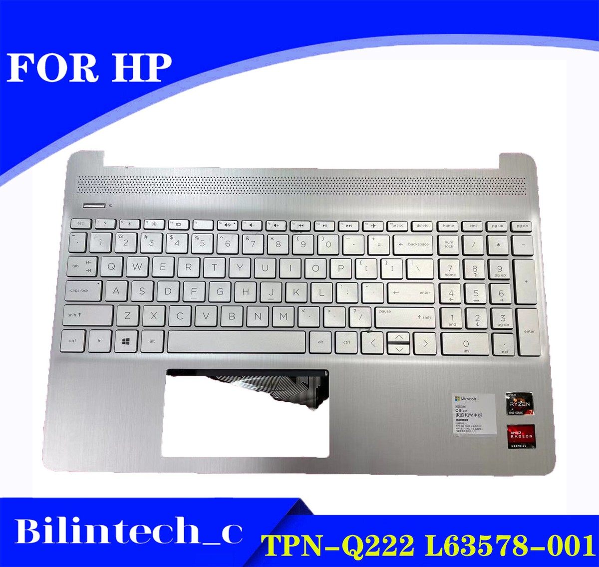 TPN-Q222 Q230 L63578-001 FOR HP 15S-ER 15S-FR Laptop C Shell US
