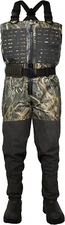 Paramount Pinnacle Zippered Camo Hunting Chest Wader 1200 insulated Size 13