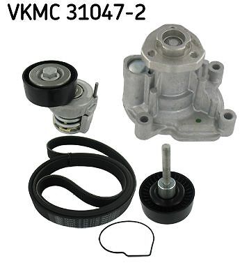 SKF Spannrollensatz mit Wasserpumpe (Nebentrieb) AUDI, SEAT, SKODA, VW