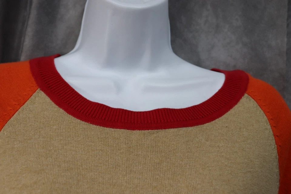 Suéter Van Heusen Mujer Marrón Naranja Manga Larga Talla XS Foto 2 de 4