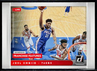 2021-22 Donruss #8 Joel Embiid Franchise Features