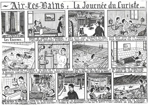 AIX-LES-BAINS 73 La journée du Curiste CPSM animée non circulée non daté