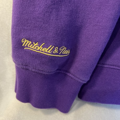 LSU TIGERS Crew Neck Mens XL Mitchell & Ness College Vault Embroidered Purple - Picture 5 of 9