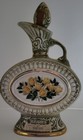 Vtg 1969 James Beam Kentucky Bourbon Whiskey Decanter With Yellow Roses Empty — photo 1