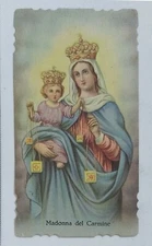 38095 Holy card - Santino 0592 - Madonna del Carmine