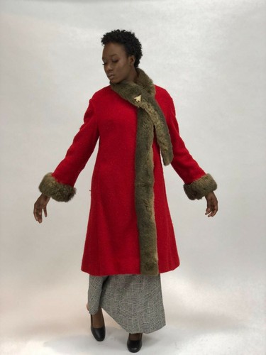 Vintage 1960s Cuddle Coat Bouche \u0026 Fur 