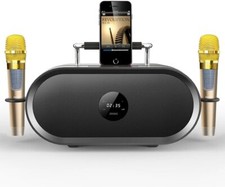 RHM Karaoke Machine for Kids  Adult, 2 Wireless Microphones