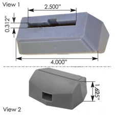 Peterbilt 567 Hood Latch Bumper Support #L85-6126