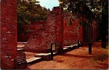 Redding CA Ruins of Shasta City Postcard unused (26248)