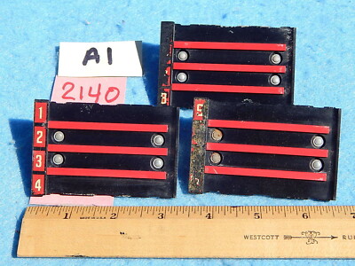 Wurlitzer wallbox 2140 Program Holder Assembly - 3 sections