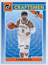 2020-21 Panini Donruss Kyrie Irving Craftsmen Press Proof Insert #15 Nets SP