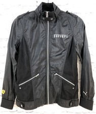 Ferrari Puma Jacket Women’s Black Bomber Xs/s Lightweight 2618